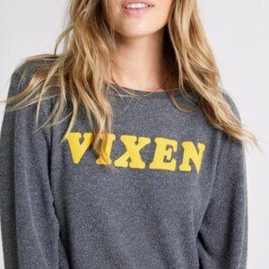 Wildfox, Vixen Baggy Beach Jumper, Size Large